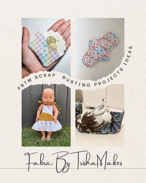 Creative Ways to Use Scrap Pieces of Fabric (A4 Size or Smaller)