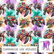 Load image into Gallery viewer, 226 - Floral Turtles V2 (UNLIMITED)