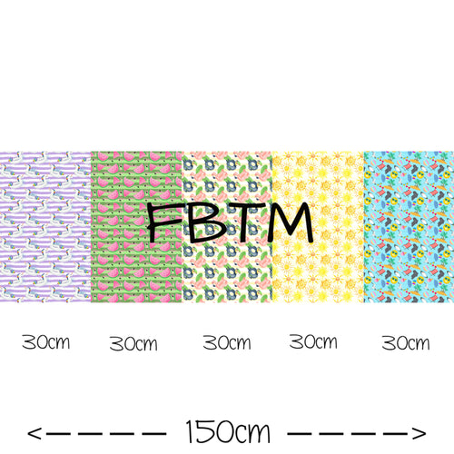 ROUND 50 - 5 Part .5m Summer Livin' Panel