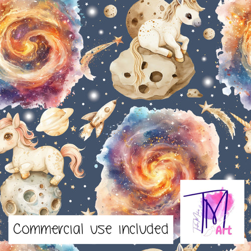 257 - Unicorn Planet Blue (UNLIMITED)