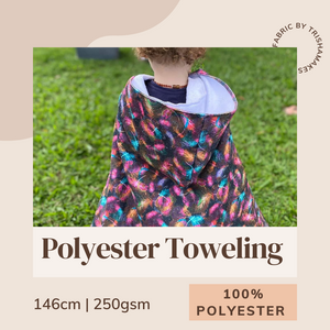 polyester towelling; towel fabric; microfibre fabric; digital printed fabric