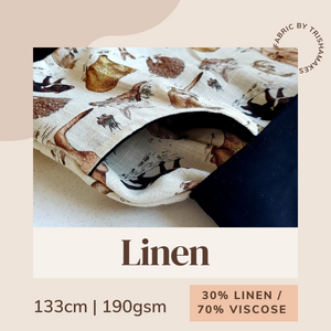 linen fabric; cotton linen; sew it yourself; australian fabric store