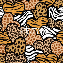 Load image into Gallery viewer, ROUND 54 - Animal Print Hearts
