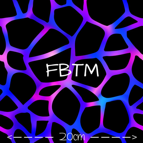 ROUND 56 - Neon Giraffe Print