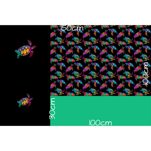 ROUND 43 - Techno Turtle 1m Panel