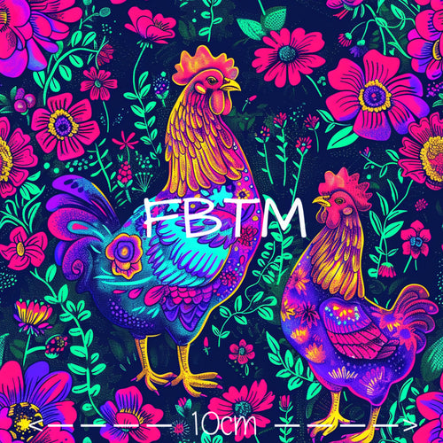 THEME #33 - Neon Chickens