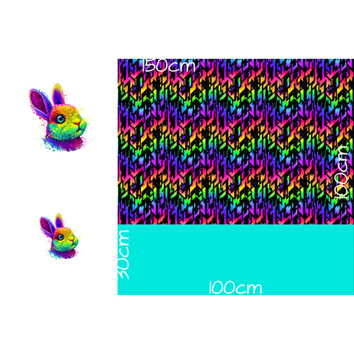 THEME #31 - Neon Bunny 1m Panel