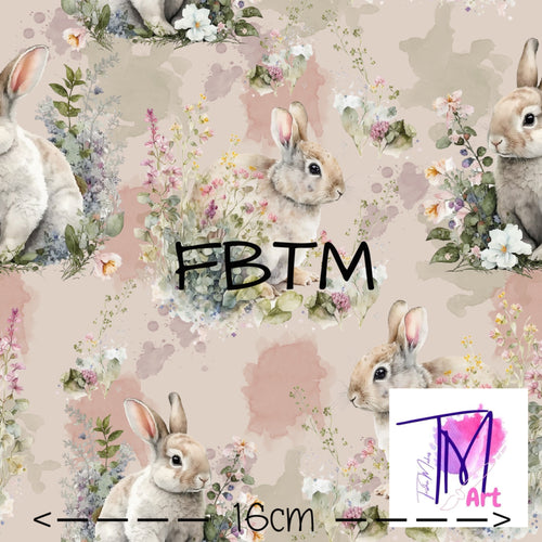 THEME #27 - Exclusive Bunny Patch on Cream