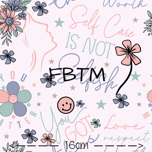 THEME #30 - Self Care Is Not Selfish COTTON LYCRA