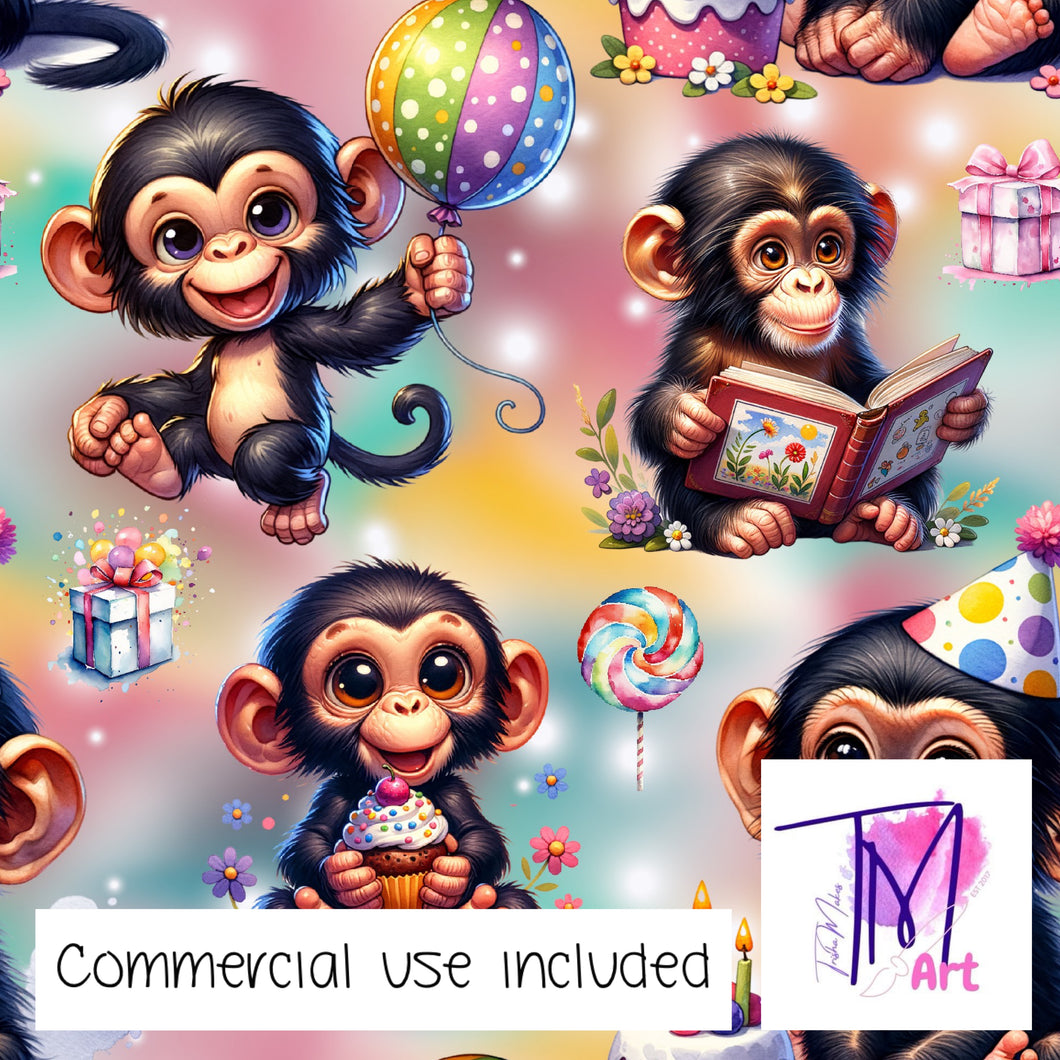 364 - Monkeys Birthday Glow (UNLIMITED)