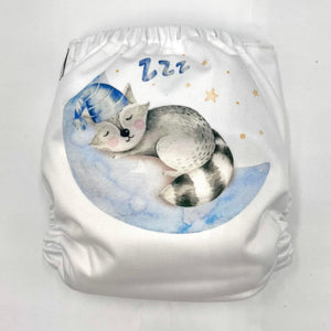 ROUND 15 - Sleeping Racoon Nappy Cuts