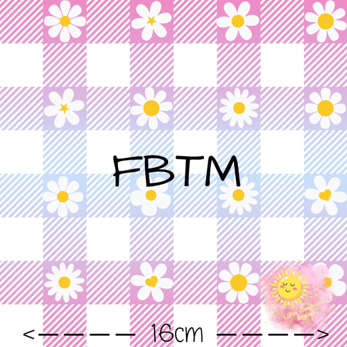 THEME #36 - LSD Simple Daisies on Gingham