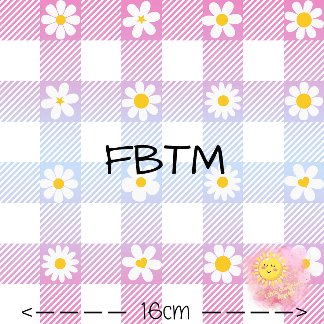 THEME #36 - LSD Simple Daisies on Gingham