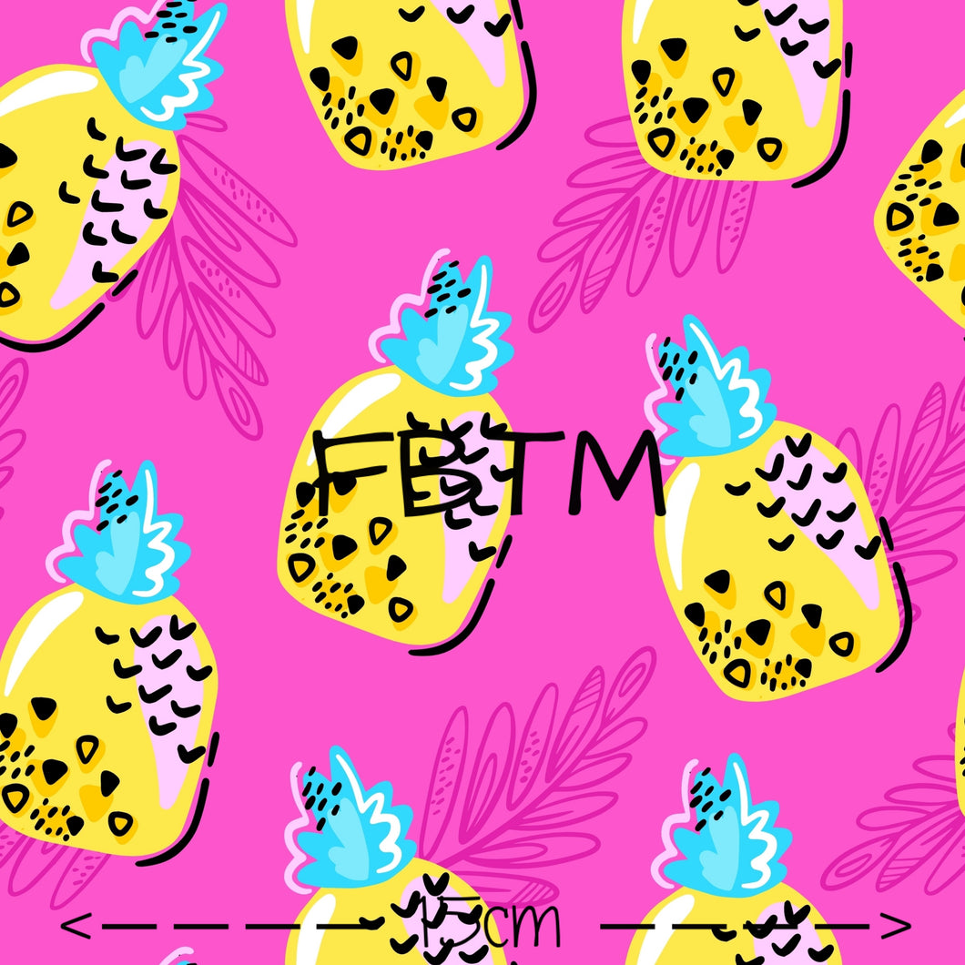 ROUND 59 - Leopard Print Pineapples