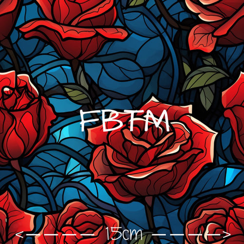 ROUND 45 - Stained Glass Roses