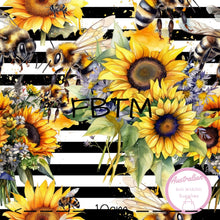 Load image into Gallery viewer, THEME ROUND #35 - ABMS Bees in Black Stripes