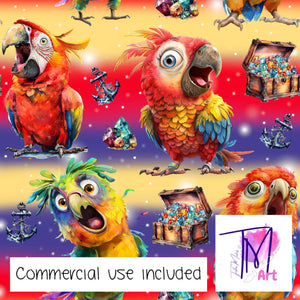 190 - Quirky Parrots (UNLIMITED)