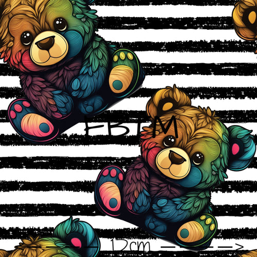 ROUND 41 - Rainbow Teddy Bear
