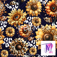 Load image into Gallery viewer, ROUND 60 - Exclusive Sunflower Leopard on Plaid