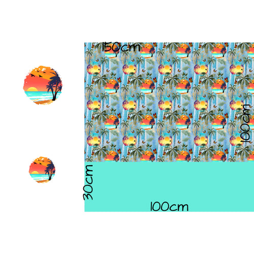 ROUND 47 - 1m Beach Sunsets Panel