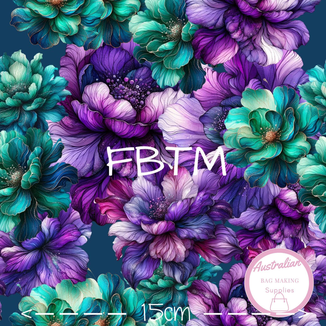 THEME ROUND #35 - ABMS Teal Peonies