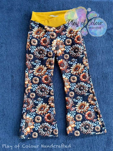 ROUND 60 - Exclusive Sunflower Leopard on Plaid