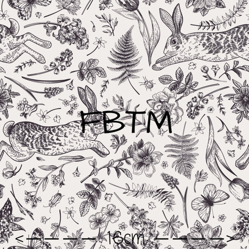 ROUND 44 - Monochrome Bunnies