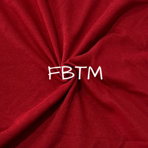 SOLID French Terry - Burgundy (.5m)