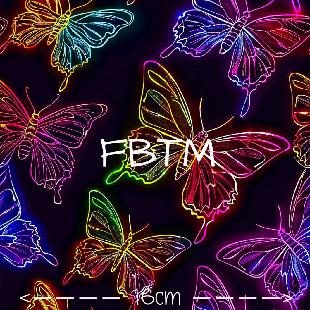 ROUND 58 - Neon Butterflies