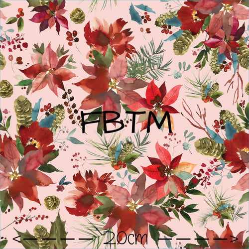 ROUND 40 - Pink Poinsettias