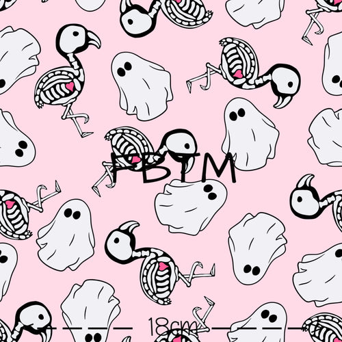 ROUND 50 - Halloween Flamingo