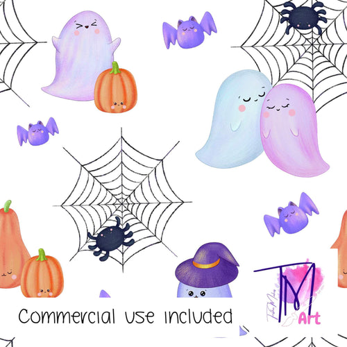 163 Cute Halloween - Seamless Pattern (UNLIMITED)