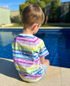 ROUND 41 - Tie Dyed Stripes