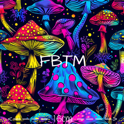 THEME #31 - Neon Mushrooms