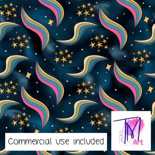 212 - Retro Swoosh with Stars (UNLIMITED)