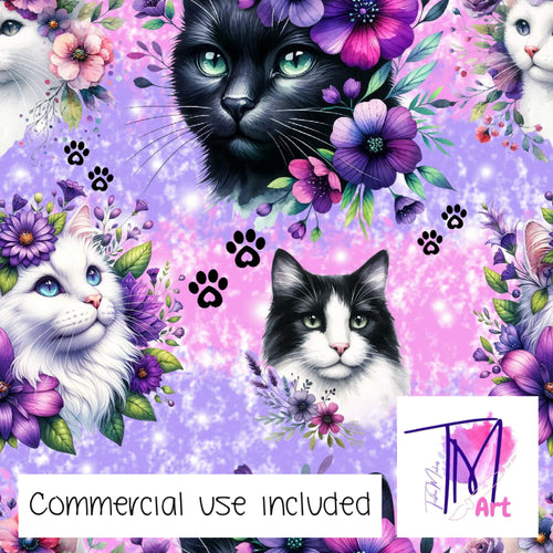 217 - Pinky Purple Cats (UNLIMITED)