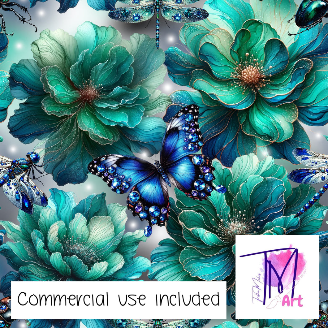 219 - Tealed Jewels with Glow (UNLIMITED)