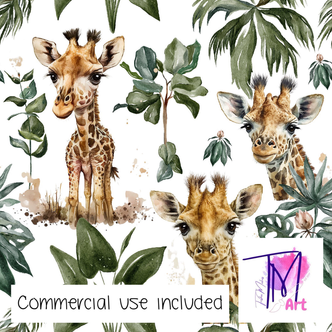 228 - Tropical Giraffes (UNLIMITED)