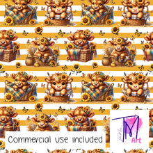 Load image into Gallery viewer, 237 - Basket Buddies on Orange Stripes (UNLIMITED)