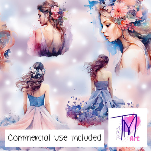 246 - Beautiful Woman Light Glow (UNLIMITED)