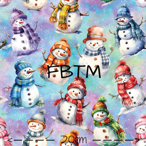 THEME #32 - Snowmen in Scarves