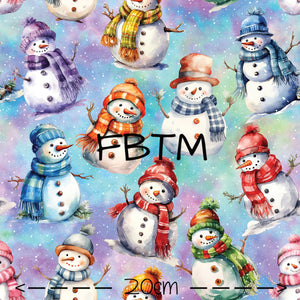 THEME #32 - Snowmen in Scarves