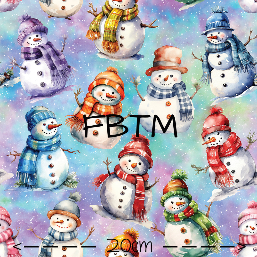 THEME #32 - Snowmen in Scarves