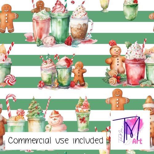 270 - Christmas Drinks Green (UNLIMITED)