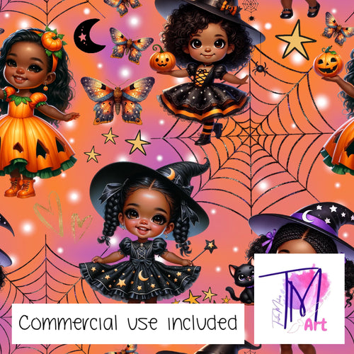 275 - Halloween Girls Orange Glow (UNLIMITED)