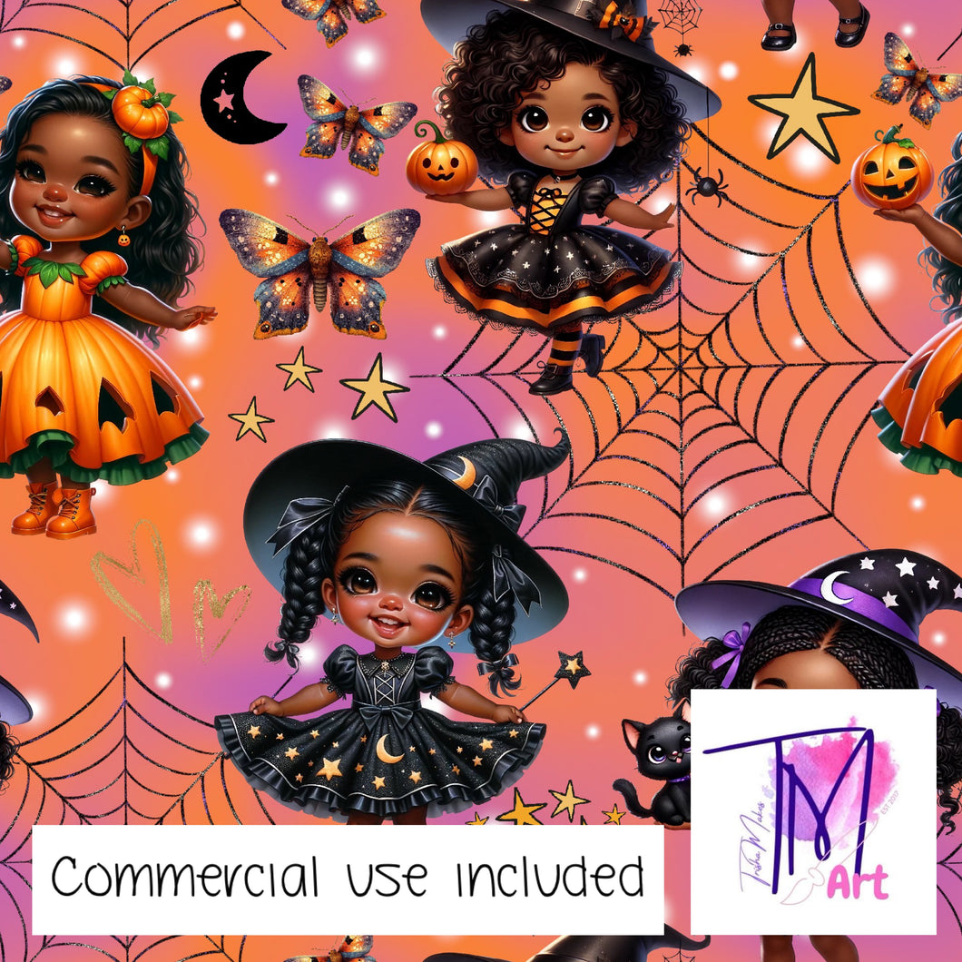 275 - Halloween Girls Orange Glow (UNLIMITED)