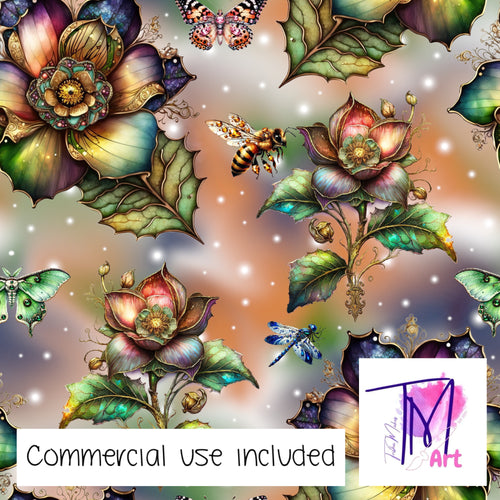 284 - Glassed Florals (UNLIMITED)