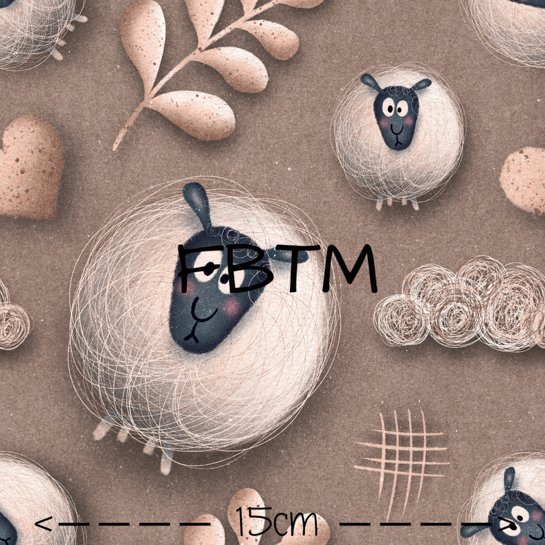 ROUND 61 - What the Sheep? on Tan