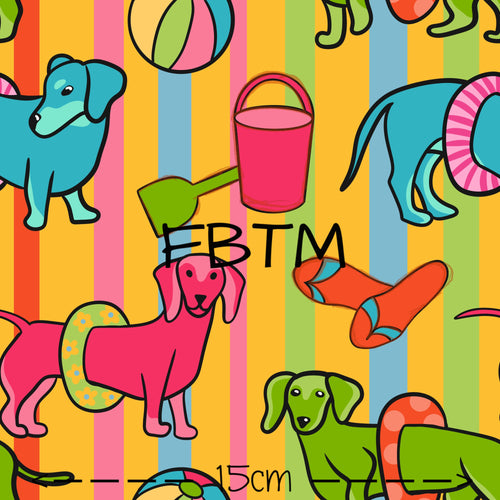 ROUND 43 - Dachshunds on the Beach