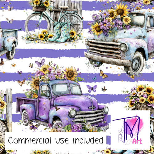 381 - Spring Trucks Lavender (UNLIMITED)
